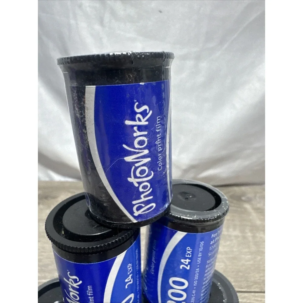 PhotoWorks Color 35mm Print Film 6 Rolls ISO 200 24 Exp Expired 2005-2007